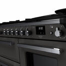 RANGEMASTER ESDLO110DFPSLT/CM1 Estel Deluxe 110cm OC Dual Fuel Range Cooker - Slate/Chrome additional 3