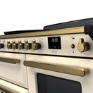 RANGEMASTER ESDLO110EIPPCR/AB1 Estel Deluxe 110cm OC Induction Range Cooker - Pale Cream/Brass additional 2