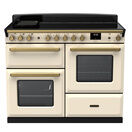 RANGEMASTER ESDLO110EIPPCR/AB1 Estel Deluxe 110cm OC Induction Range Cooker - Pale Cream/Brass additional 1