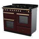 RANGEMASTER ESDLO110DFPBOR/AB1 Estel Deluxe 110cm OC Dual Fuel Range Cooker- Bordeaux/Brass additional 2