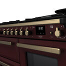 RANGEMASTER ESDLO110DFPBOR/AB1 Estel Deluxe 110cm OC Dual Fuel Range Cooker- Bordeaux/Brass additional 3