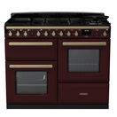 RANGEMASTER ESDLO110DFPBOR/AB1 Estel Deluxe 110cm OC Dual Fuel Range Cooker- Bordeaux/Brass additional 1