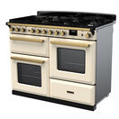 RANGEMASTER ESDLO110DFPPCR/AB1 Estel Deluxe 110cm OC Dual Fuel Range Cooker - Pale Cream/Brass additional 3