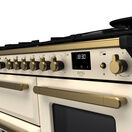 RANGEMASTER ESDLO110DFPPCR/AB1 Estel Deluxe 110cm OC Dual Fuel Range Cooker - Pale Cream/Brass additional 2