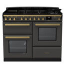 RANGEMASTER ESDLO110DFPSLT/AB1 Estel Deluxe 110cm OC Dual Fuel Range Cooker - Slate/Brass additional 1