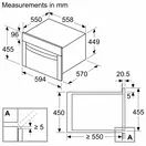 NEFF C1AMG84G1B Built-In 60cm Microwave Oven - Graphite Grey additional 7