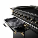 RANGEMASTER 136310 Elise Lux 90cm Induction Range - Black with Black / Antique Brass Trim additional 4