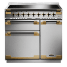 RANGEMASTER 136410 Elise Lux 90cm Induction Range - Stainless Steel with Black / Antique Brass Trim additional 1
