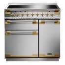RANGEMASTER 135350 Elise Lux 90cm Induction Range - Stainless Steel with Antique Brass Trim additional 1