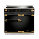 RANGEMASTER ELS100EIGB/BE Elise Lux 100cm Induction Range - Black with Black / Antique Brass Trim additional 1