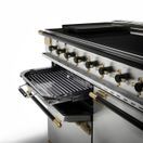 RANGEMASTER ELS100EISS/BE Elise Lux 100cm Induction Range - Stainless Steel with Black / Antique Brass Trim additional 2