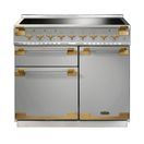 RANGEMASTER ELS100EISS/AB Elise Lux 100cm Induction Range - Stainless Steel with Antique Brass Trim additional 1