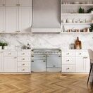 RANGEMASTER ELS110DFFSS/AB Elise Lux 110cm Dual Fuel Range - Stainless Steel with Antique Brass Trim additional 7