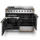 RANGEMASTER ELS110EISS/BE Elise Lux 110cm Induction Range - Stainless Steel with Black / Antique Brass Trim additional 2
