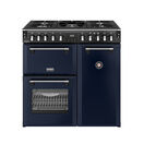 STOVES 444412006 Richmond Deluxe 90cm Dual Fuel Range Cooker - Midnight Blue additional 1