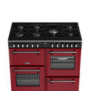 STOVES 444412020 Richmond Deluxe 100cm Dual Fuel Range Cooker - Garnet Red additional 2