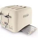 DELONGHI DL3019 4 Slice Argento Toaster - Beige additional 4