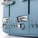DELONGHI DL3018 4 Slice Argento Toaster - Blue additional 2