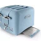 DELONGHI DL3018 4 Slice Argento Toaster - Blue additional 4
