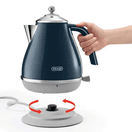 DELONGHI DL4301 1.7L Icona Capitals Kettle - London Blue additional 2