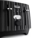 DELONGHI DL3002 4 Slice Ballerina Toaster - Black additional 4