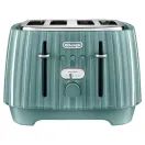 DELONGHI DL3306 4 Slice Ballerina Toaster - Laguna Green additional 1