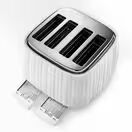DELONGHI DL3004 4 Slice Ballerina Toaster - White additional 2