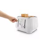DELONGHI DL3004 4 Slice Ballerina Toaster - White additional 3