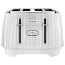 DELONGHI DL3004 4 Slice Ballerina Toaster - White additional 1