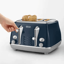 DELONGHI DL4302 4 Slice Icona Capitals Toaster - London Blue additional 3