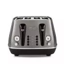 DELONGHI DL4314 4 Slice Distinta X St-Steel Toaster - Titanium additional 1