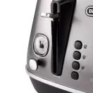 DELONGHI DL4314 4 Slice Distinta X St-Steel Toaster - Titanium additional 4