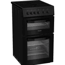 HOTPOINT HTE5VCB 50cm Electric Twin Cavity Cooker - Black additional 5