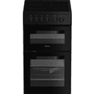HOTPOINT HTE5VCB 50cm Electric Twin Cavity Cooker - Black additional 1
