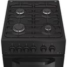 HOTPOINT HTG5GCB 50cm Gas Twin Cavity Cooker - Black additional 4