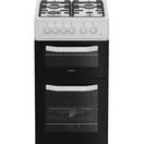 HOTPOINT HTG5GCW 50cm Gas Twin Cavity Cooker - White additional 1