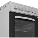 INDESIT I5G3PMX 50cm Dual Fuel Single Cavity Cooker - Stainless Steel additional 5