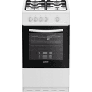INDESIT I5G1KMW 50cm Gas Single Cooker - White additional 1