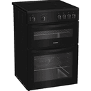INDESIT IDE6VMB 60cm Electric Double Oven Cooker - Black additional 2