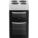 INDESIT ITE5EMW 50cm Electric Twin Cavity Cooker - White additional 1