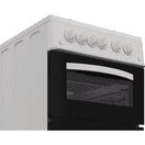 INDESIT ITG5GMW 50cm Gas Twin Cavity Cooker - White additional 4