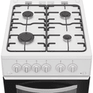 INDESIT ITG5GMW 50cm Gas Twin Cavity Cooker - White additional 3