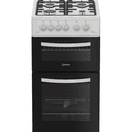 INDESIT ITG5GMW 50cm Gas Twin Cavity Cooker - White additional 1