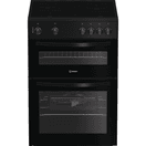 INDESIT ITE6VMB 60cm Twin Cavity Electric Cooker - Black additional 1