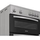 INDESIT IDG6GS 60cm Gas Double Oven Cooker - Silver additional 2