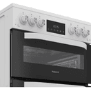 HOTPOINT HTG6GDCW 60cm Gas Twin Cavity Cooker - White additional 2
