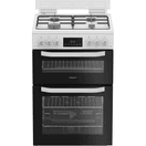 HOTPOINT HTG6GDCW 60cm Gas Twin Cavity Cooker - White additional 1