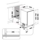 HOTPOINT HP4ID11CS80UK Fully-Integrated 45cm Slimline Dishwasher additional 7