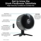 SHARK 307FA150UK FlexBreeze TableMate Indoor to OutdoorTabletop Fan - Winter Fog additional 10