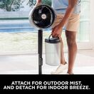 SHARK 307FA300UK SHARK FlexBreeze Pro Mist Indoor &amp; Outdoor Fan &amp; Outdoor Misting System - Dark Gray, Charcoal additional 6